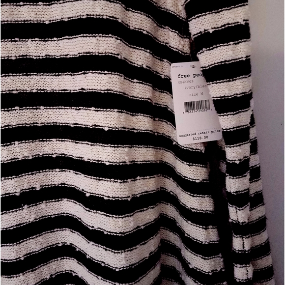 SOLD NWT*Free People Counting stripes swing tunic - Picture 6 of 8